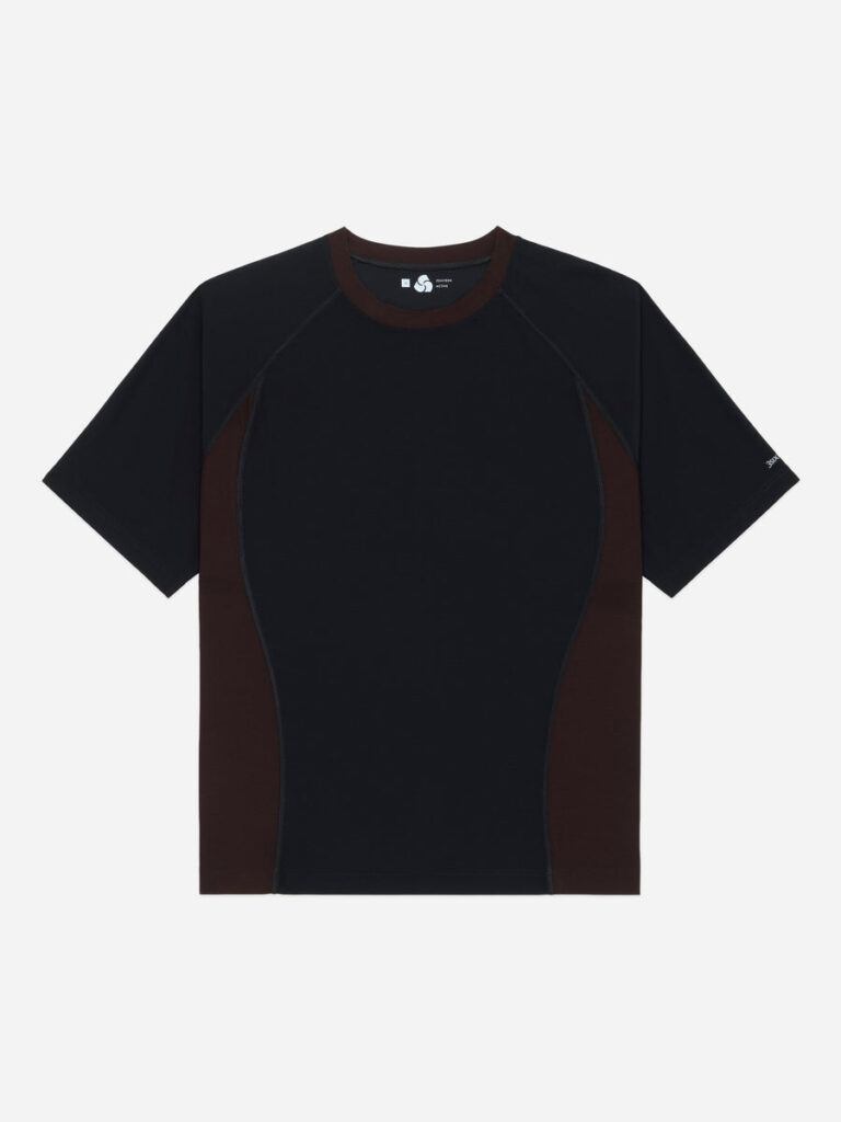 Track Tee Black/Brown