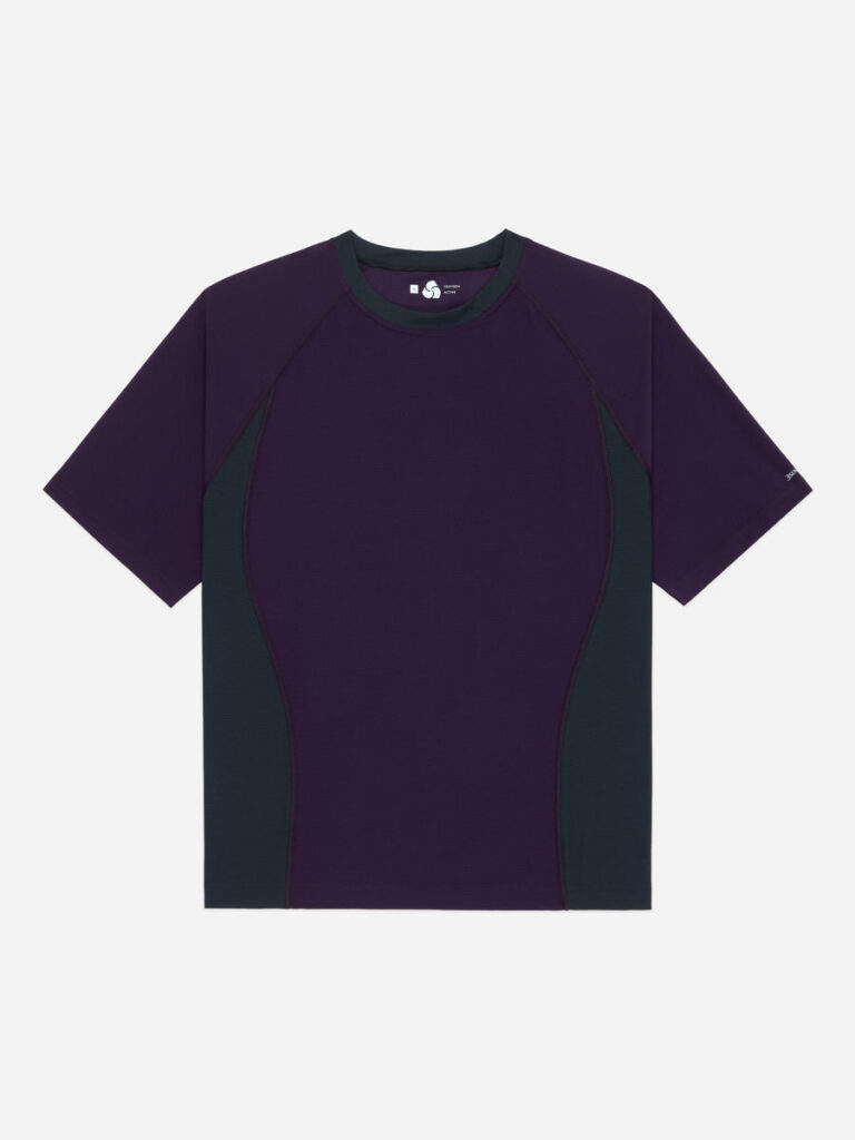Track Tee Purple/Grey